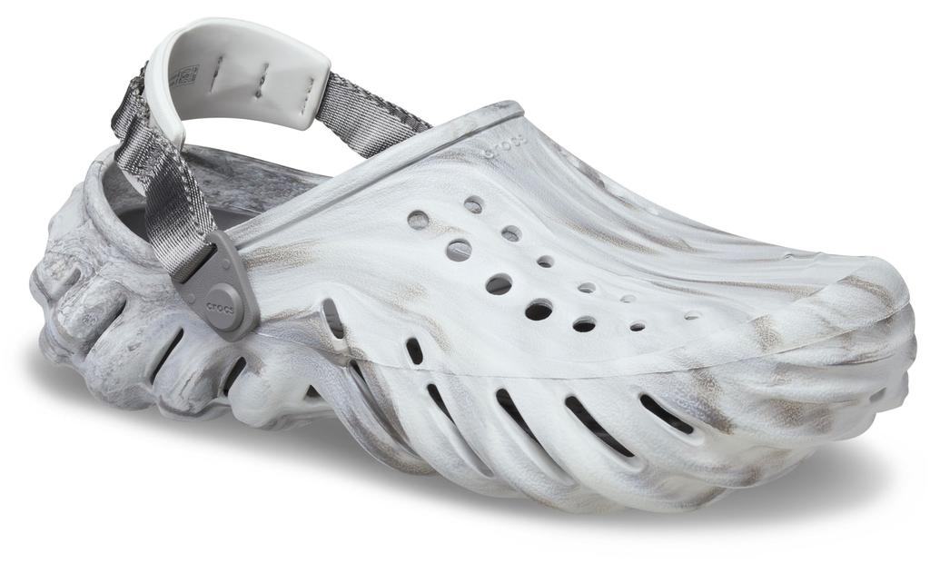 Сандалии Crocs Echo Marble Clog 208454-1NL (Светло-серый/28.0/Мужской, женский)