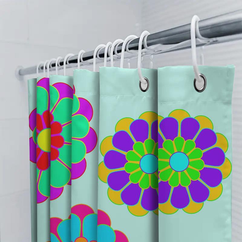 Colorful Fun Shower Curtain Decorate Your Bathroom with These Vibrant Designs
