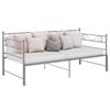 VidaXL Extendable Sofa Bed Frames Metal Grey 90x200 Cm, Grey, Metal