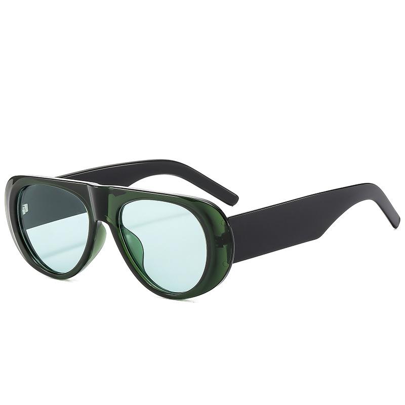 Винтажные женские квадратные солнцезащитные очки с большой оправой, брендовые, черные, круглые, крутые, мужские солнцезащитные очки, цельные, дизайнерские, солнцезащитные очки-авиаторы