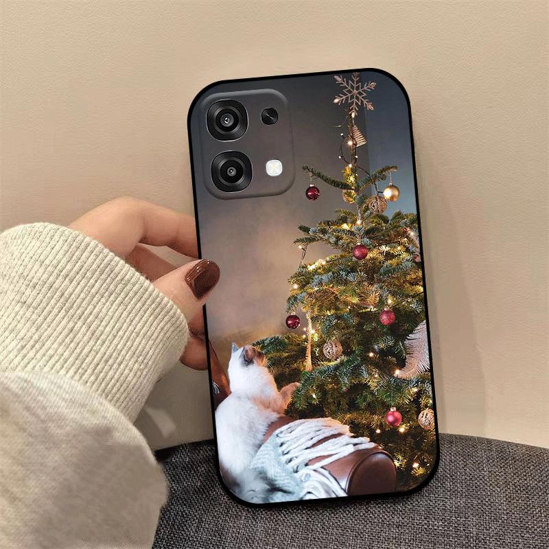 Чехол для OPPO A6 Pro F31 5G CPH2781 Рождественская картина Чехол для телефона Ударопрочный Силиконовый Мягкий ТПУ Fundas для OPPO A6Pro 4G CPH2799