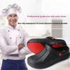 Black Non-slip Kitchen Shoes Rain Shoes Canteen Work Labor Insurance Hotel Waterproof and Oil-proof Chef Shoes