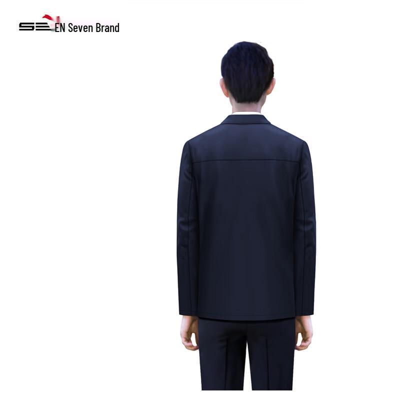Seven Мужское короткое пальто из смесовой шерсти в стиле business casual