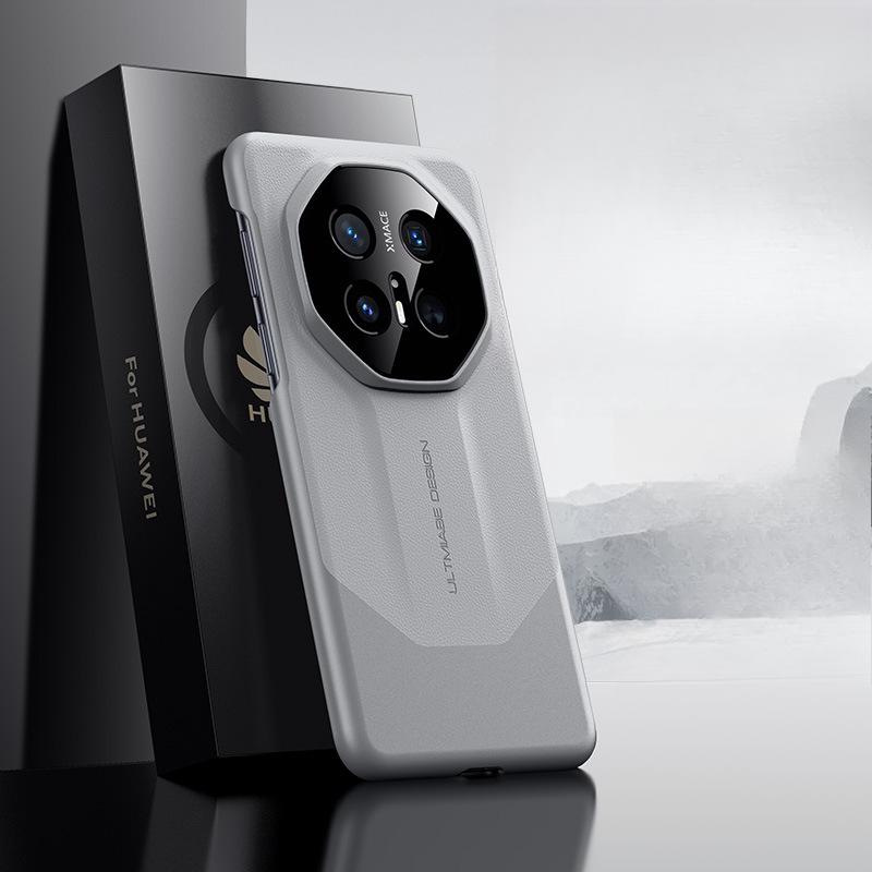 Подходит для мобильного телефона Huawei Mate70pro+ Чехол Mate70rs Полностью закрывающий Противоударный Бизнес Кожаный чехол