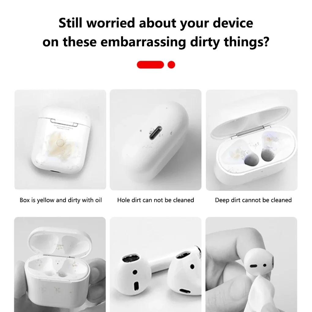Xiaomi Набор для чистки Airpods Pro 1 2 Bluetooth-наушники Чистящая ручка Airpods Pro Чехол Чистящие инструменты для iPhone Xiaomi Huawei Samsung