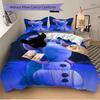 3pcs Elsa & Olaf Snowman Quilt Set - Soft and Comfortable Bedroom, Guest Room and Dorm Decor Bedding Set 1 Quilt Cover + 2 Pillowcases.S041