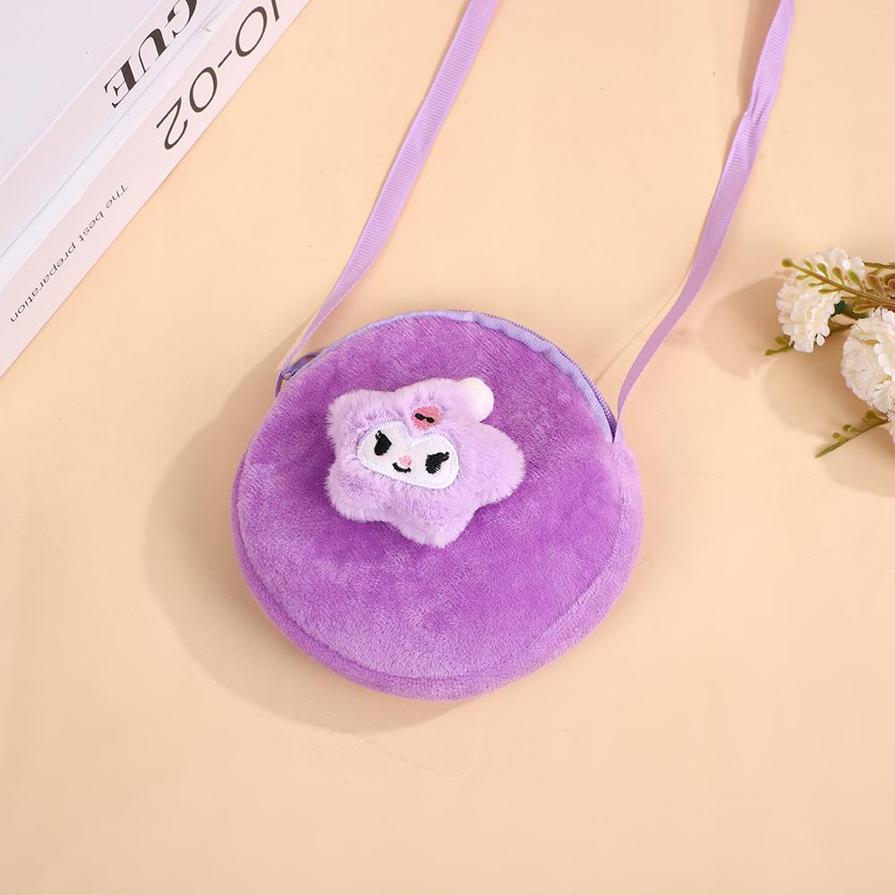 Милый плюшевый кошелек-кроссбоди Sanrio в корейском стиле для детей
