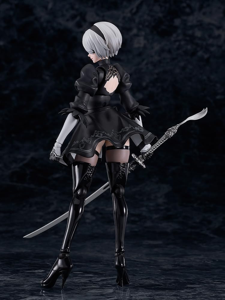 Figma NieR Automata 2B 2 Тип пластиковая раскрашенная подвижная фигурка Версия 1.1a [YoRHa No. B] Немасштабируемый
