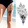 1PC Fashion Flower Temporary Tattoos Sticker DIY Fake Colorful Anchor Sheets Tattoo For Women Body Art Painting Arm Legs Tatoo Paper