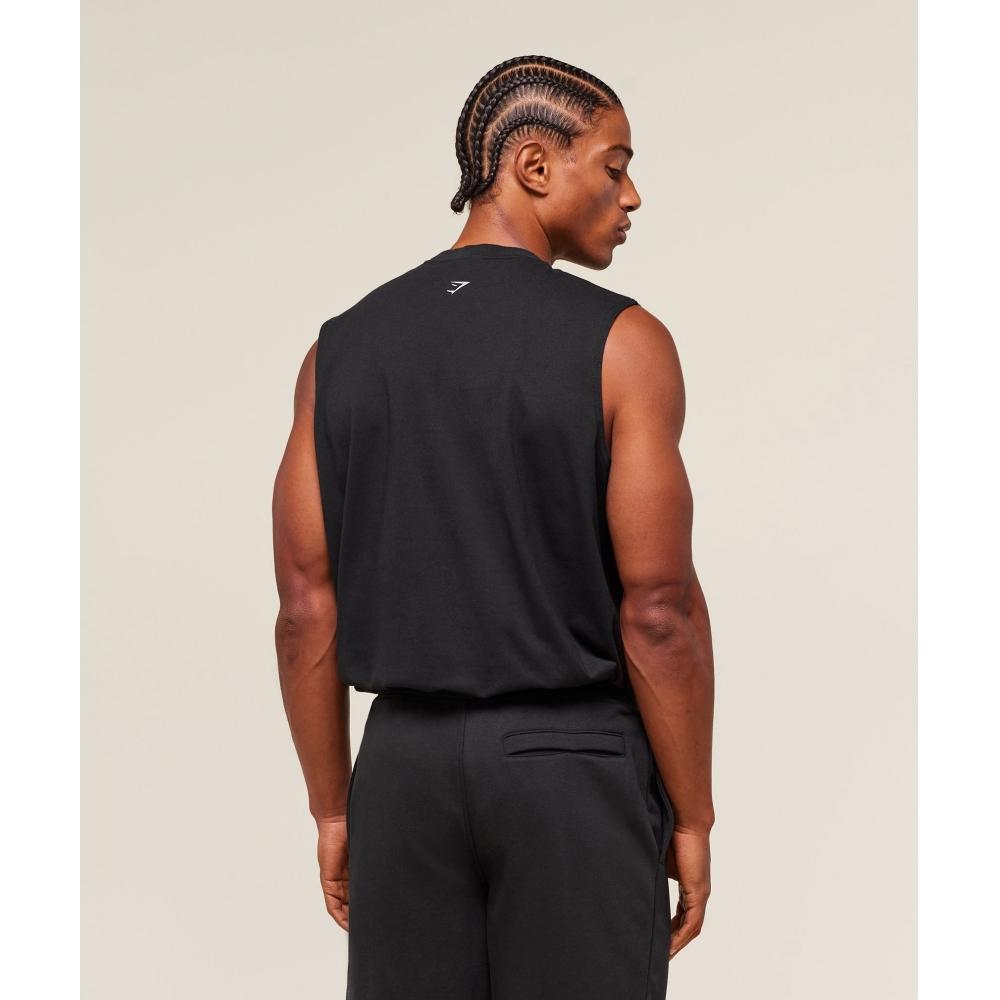 Gymshark Танк Lifting Club Flex черный A2b9i Bb2j