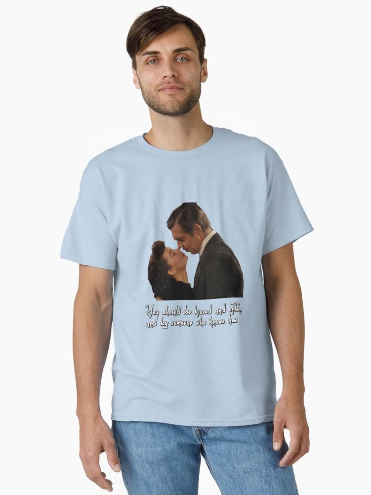 Унесенные ветром GWTW ЧАСТО ЦЕЛОВАЛИ Классическая футболка