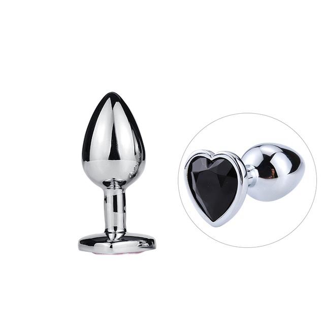 Анальная пробка, секс-игрушки из нержавеющей стали, Анальная пробка, хвост, кристалл, ювелирный тренажер для женщин и мужчин, анальный фаллоимитатор Runyu, секс-шоп для взрослых