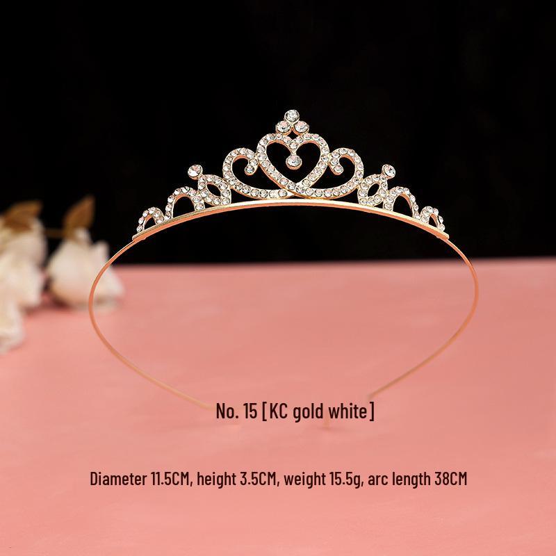 Детская диадема-корона принцессы со стразами - Милая гребень в виде кролика и кошки с бриллиантами для девочек