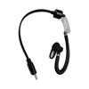 Soft Ear-Hook Earphones for Walkie-Talkies, Telephone Headsets, High-End Ear-Hook Style Small Devices, Compatible with K, Y, and m Connectors