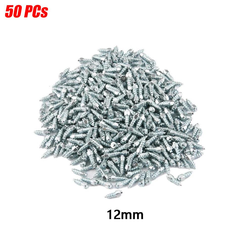 10/50 шт. Шипы для шин автомобиля, Винты, Гвозди, Противоскользящие, для грузовика, мотоцикла, из сплава, Шипы для шин, Шипы для колес, Шипы для снега, Комплект 12 мм, Шипы для шин