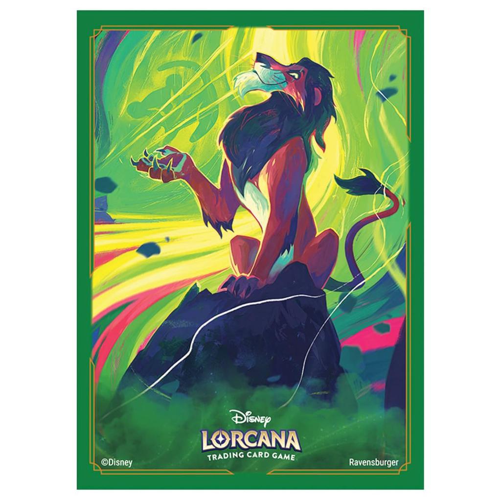 Takara Tomy Disney Lorcana TCG Japanese Version Official Card Sleeves The Vengeful "Scar Lion"