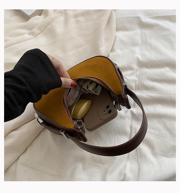 Женская матовая сумка подмышку - Высококачественная весенняя сумка-пельмень 2025 года и универсальная сумка через плечо