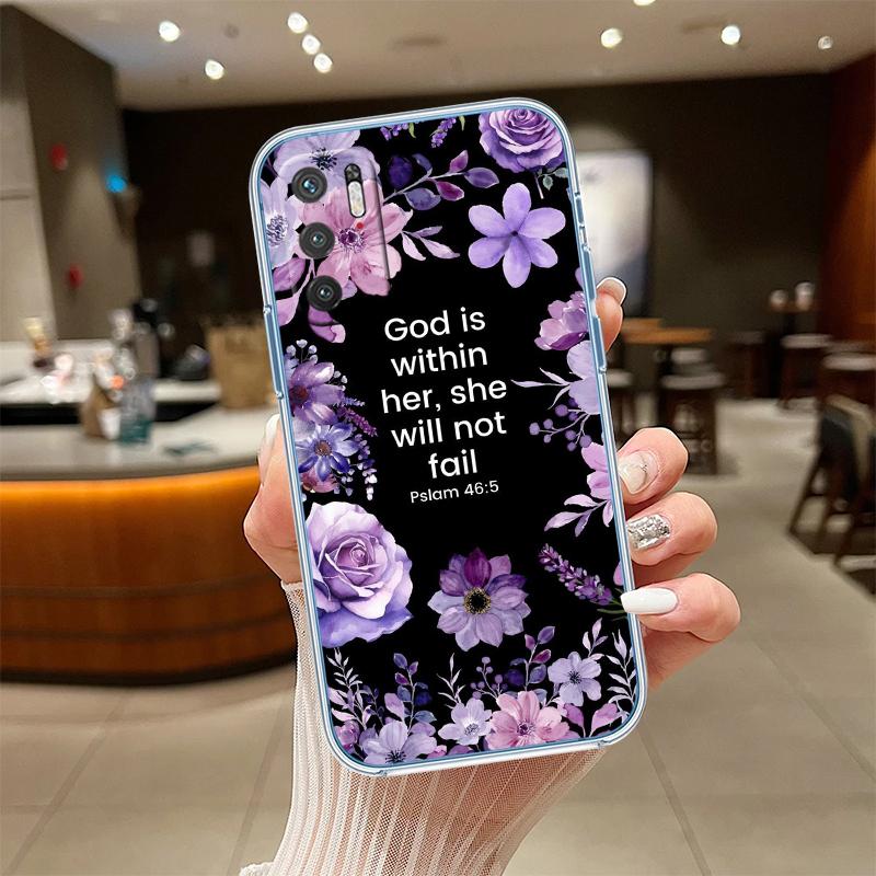 UP14 Bible verse Jesus Cross Transparent Phone Case for Motorola Moto Edge 20 30 40 50 S30 Fusion Ultra Pro Neo Lite + G200 G23