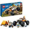 Конструктор LEGO City Внедорожное приключение 4x4 Строительные блоки для детей от 6 до 9 лет Набор с транспортным средством 60387