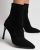 Ботильоны на шпильке Aiformaria 86709 36 черный замша велюр
