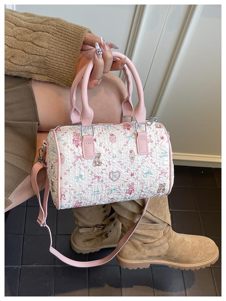 Трендовая нишевая женская сумка 2025: Милая, стильная сумка-подушка на плечо и через плечо в бостонском стиле