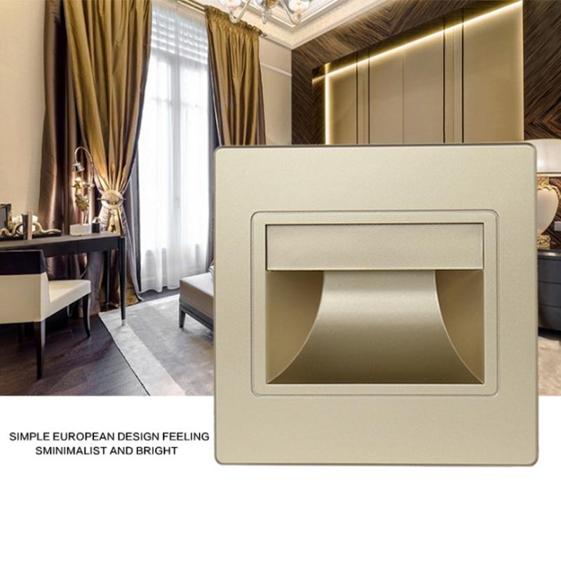 Подсветка ступени с датчиком движения recessed step light ночник лестничный светильник