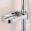 24mm Plastic Shower Rail Soap Dish Box Soap Holder Soap Pallet Shower Rod Slide Bar ABS Chrome for Sliding Bar