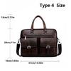 Men's Business Tote Retro Briefcase Shoulder Messenger Bag Laptop Bag