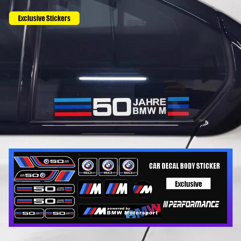 Motorcycle Sticker Car Body Sticker Modified Decoration Accessories For BMW M3 M4 M5 G42 G30 G20 E39 E36 E87 E53 F44 F07 F34 G15 ZNBUA1