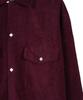 Masiseu Western Corduroy Shirt - Burgundy
