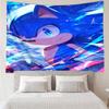 1PC hedgehog Adventure Speed And Colors K-pop music group Tapestry Accessories for Bedroom,Livingroom, dormitory Room Wall Decor Fan Birthday Gifts