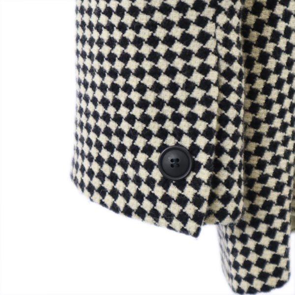 Emporio Armani Сделано в Италии шерстяной приталенный жакет 38 Бежевый x черный блейзер Женский Б/у