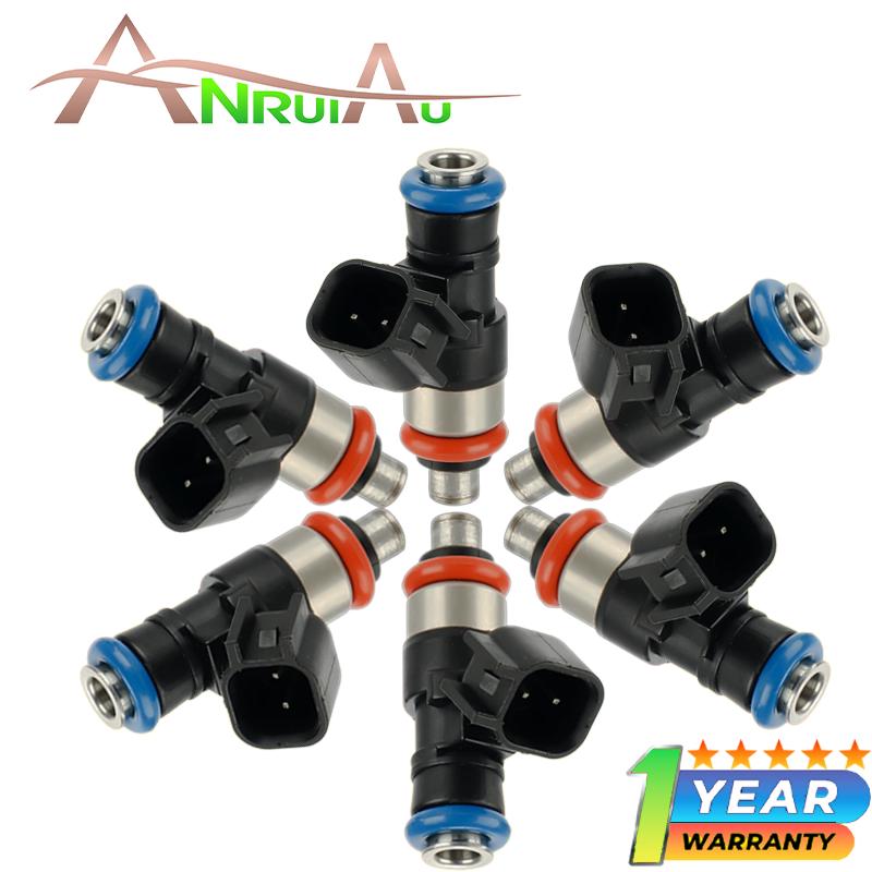 For Ford Edge Explorer F-150 Flex Mustang 3.5L/3.7L V6 Lincoln Continental MKS MKT MKX MKZ 6PCS Fuel Injectors 0280158191 FJ1116