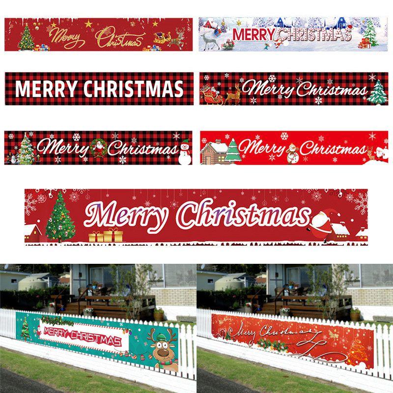 Яркие рождественские флаги для праздничного украшения, полиэстеровые баннеры квадратной формы