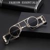 Men Fashion Round Punk Sunglasses Steampunk Retro Sun Glasses Outdoor Eyewear UV Protection