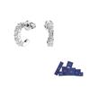 Swarovski Посеребренные серьги с искусственным хрусталем для женщин
