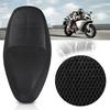New Cooling Breathable Protector Cushion 3D Mesh Motorcycle Net Seat Cover Electric Bike