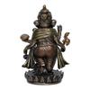 Изготовленная вручную из полирезины и бронзы Чатурбхудж, идол Господа Ганеши, стоящий на цветке лотоса, декоративная статуя Бога для дома, офиса, прихожих, духовных пространств