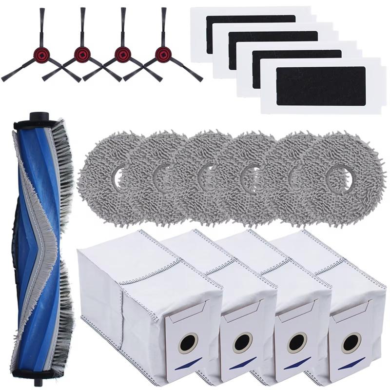 Аксессуары для Ecovacs Deebot T30 Omni Robot Vacuum Roller Brush Side Brush Filter Dust Bag Mop Fabric