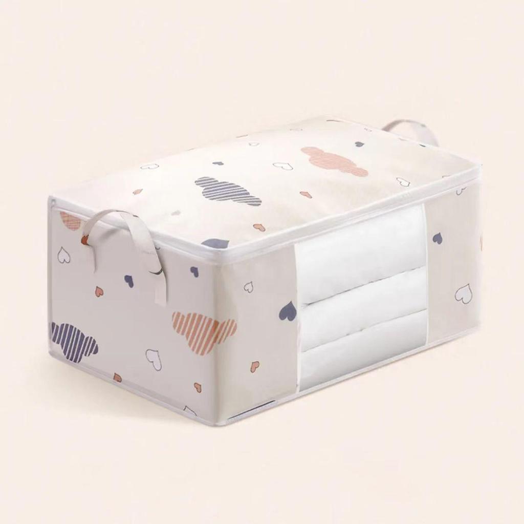 Многофункциональная хлопковая сумка-органайзер для хранения одеял и одежды - Пылезащитный органайзер для упаковки и переезда