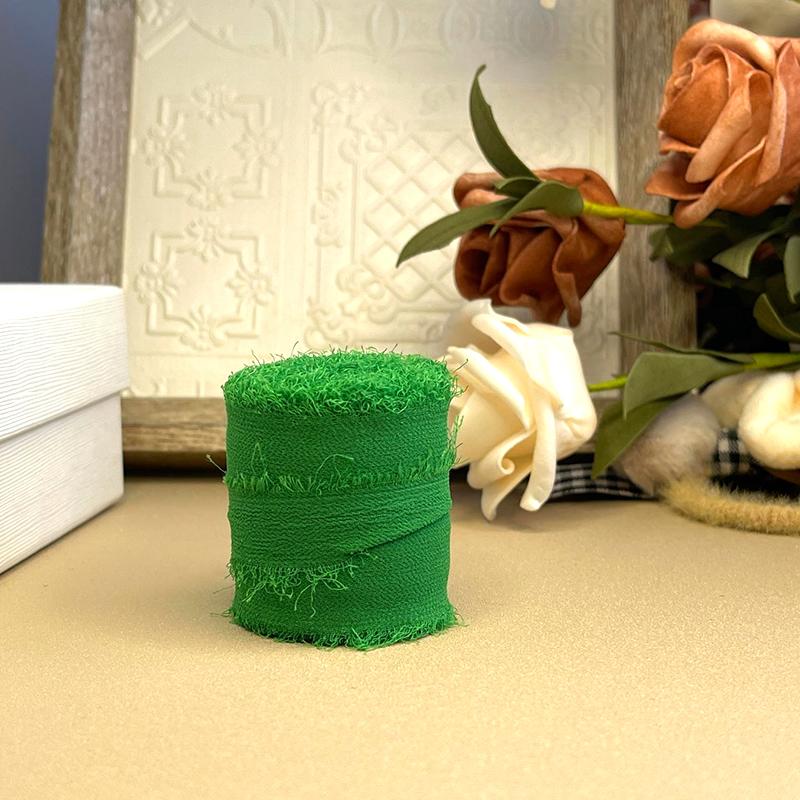 1 рулон свадебных пригласительных билетов, сделай сам, рождественская упаковка, шелковая лента с необработанным краем, порванная вручную