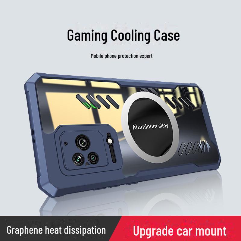 Графеновый теплоотводящий чехол для Black Shark 5 Pro/5/4 Pro/5RS - полная защита и защита от падений