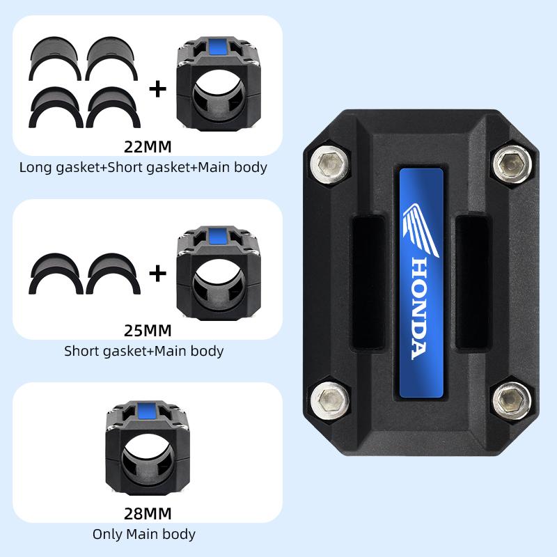 PYYG6 2pcs Motorcycle Engine Bumper Block Engine Guard Block Crash Bar for Honda Honda CRF CB CR XR CRM CBR 250 300 350 400 500 600