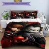 3pcs D-Death Note3 Design Cover Set - HD Printed Bedding with 1 Cover and 2 Pillowcases - Perfect for Home and Dorm Decor