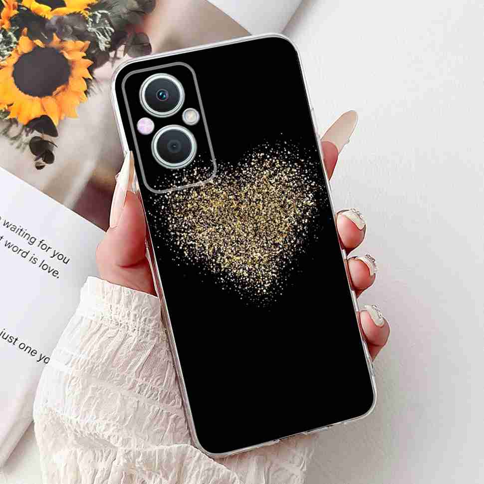 Для Oppo A96 5G 6.43" PFUM10 Чехол PHA120 Роскошный Любовь Милый Кот ТПУ Мягкий Силиконовый Чехол Для Oppo Reno7 Z 5G CPH2343 Корпус Телефона