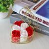 1PC Soap Flower Simulated Flower Valentine's Day Gift Rose Heart Box