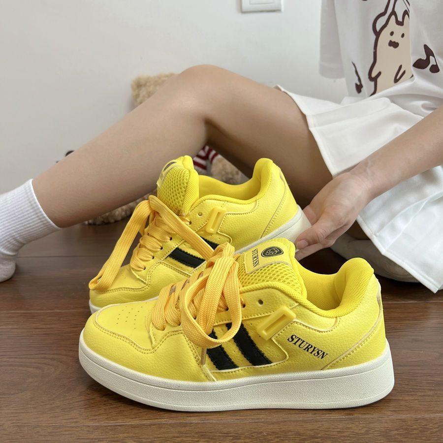 Student Bread Shoes Dopamine Autumn New Couple Ins Casual Versatile Breathable Student Board Shoes