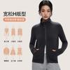 Women S Zip Up Stand Collar Long Sleeve Slim Fit Fleece Sweatshirt Yoga Base Layer