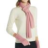 EURKEA Cashmere Simple Day Women's Scarf/Stole, 100% Cashmere, Design, Valentine's Day/White Gift, KASHIMIA20-D (Mauve)