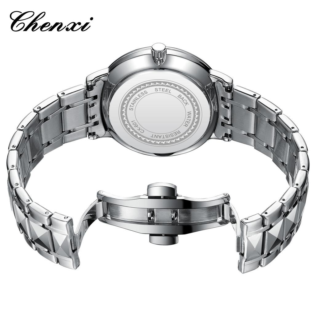 Men's Calendar Night Light Waterproof Watch Double Calendar Dial Fashionable Trendy Quartz Watch